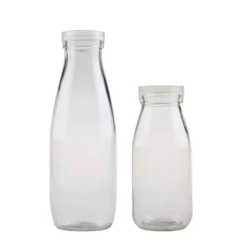 Empty 250ML 300ML 500ML Milk Bottle Glass Drinking Bottle Beverage Glass Bottle