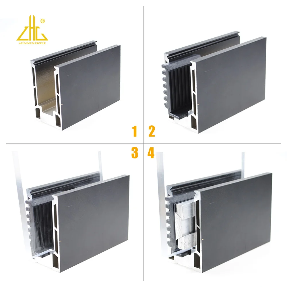 Octagon aluminum profile , aluminium profile for glass railing , 6061T6 anodized aluminium extrusion for hydrofoil kiteboarding