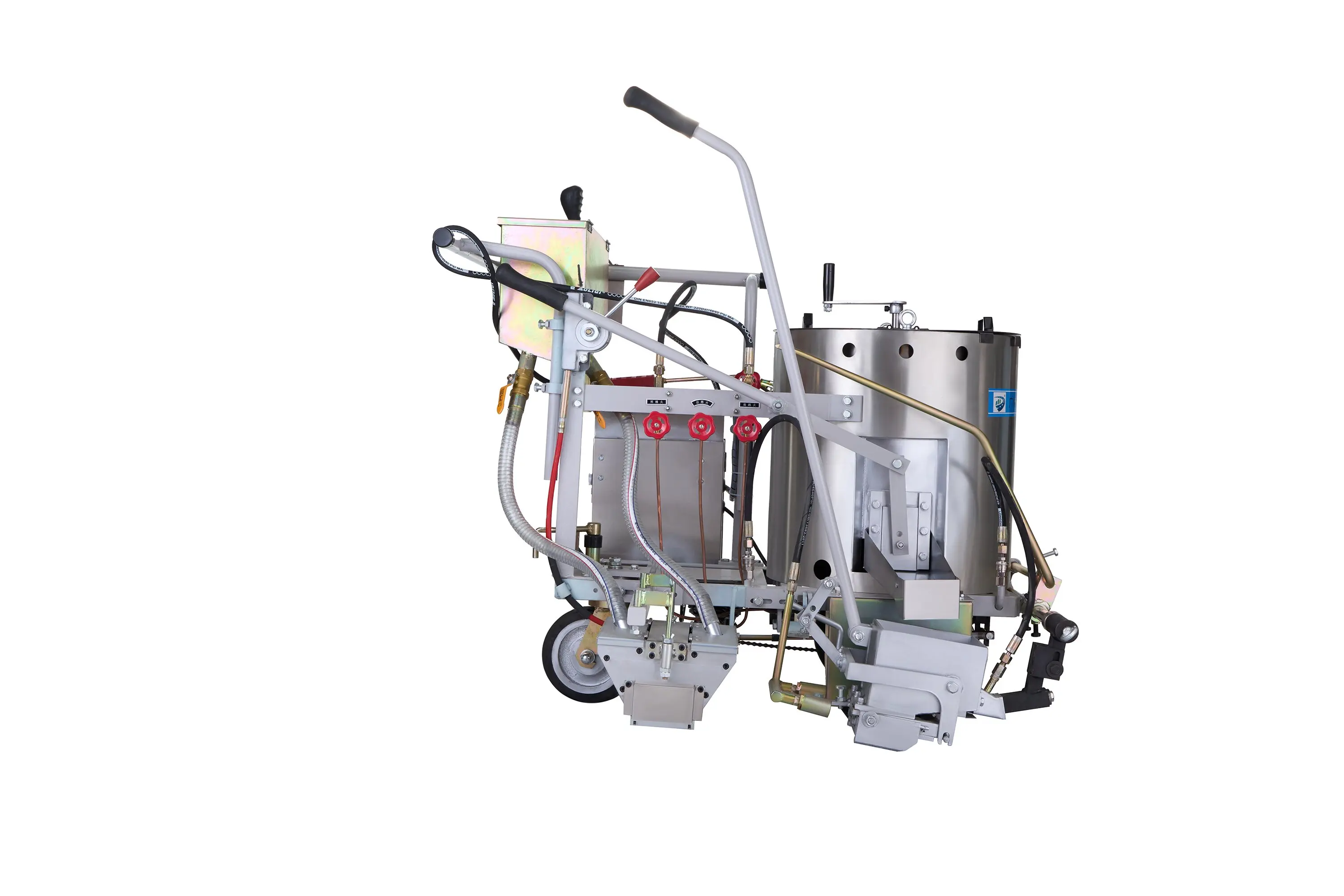 Portable Thermoplastic road marking machine Hand push hot melt line road marking machine