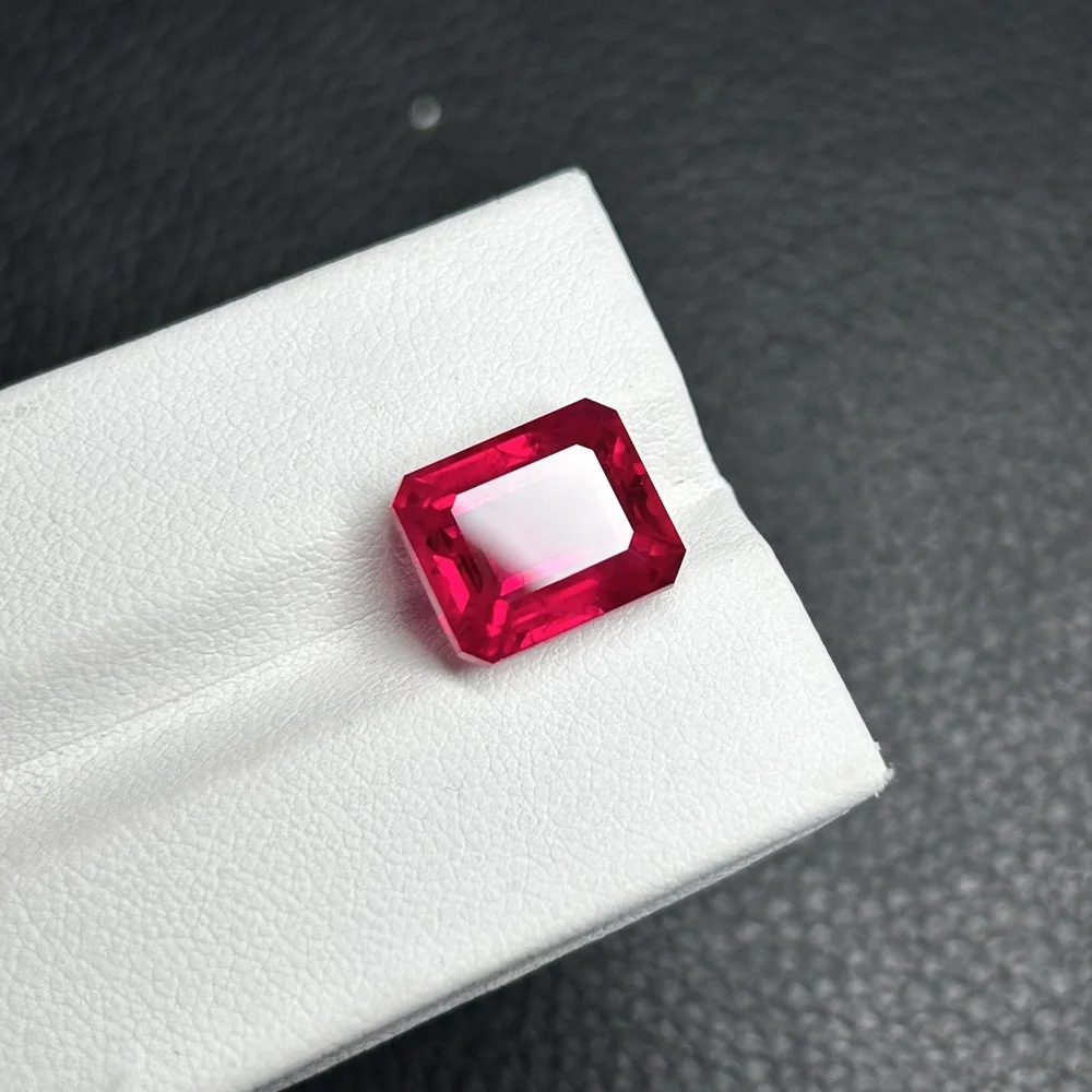 HQ GEMS New Products 10x14mm  9 Carat Octagon Cut 99.99% Same Natural Burma Ruby Gemstone