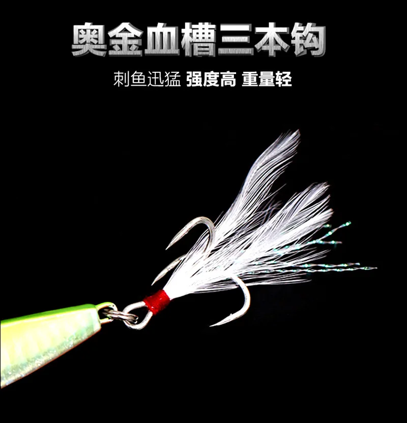 2021 High Quality New Slow Sink Bait Artificial Fishing JigMetal Jigging Artificial Bait Boat Fishing Jig Lures Rock Ocean Beach