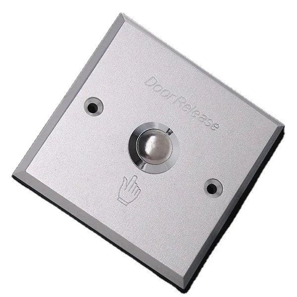 MC-201 Aluminum Mini Door Switch Button Push Button Switch Exit Release for Access Control System