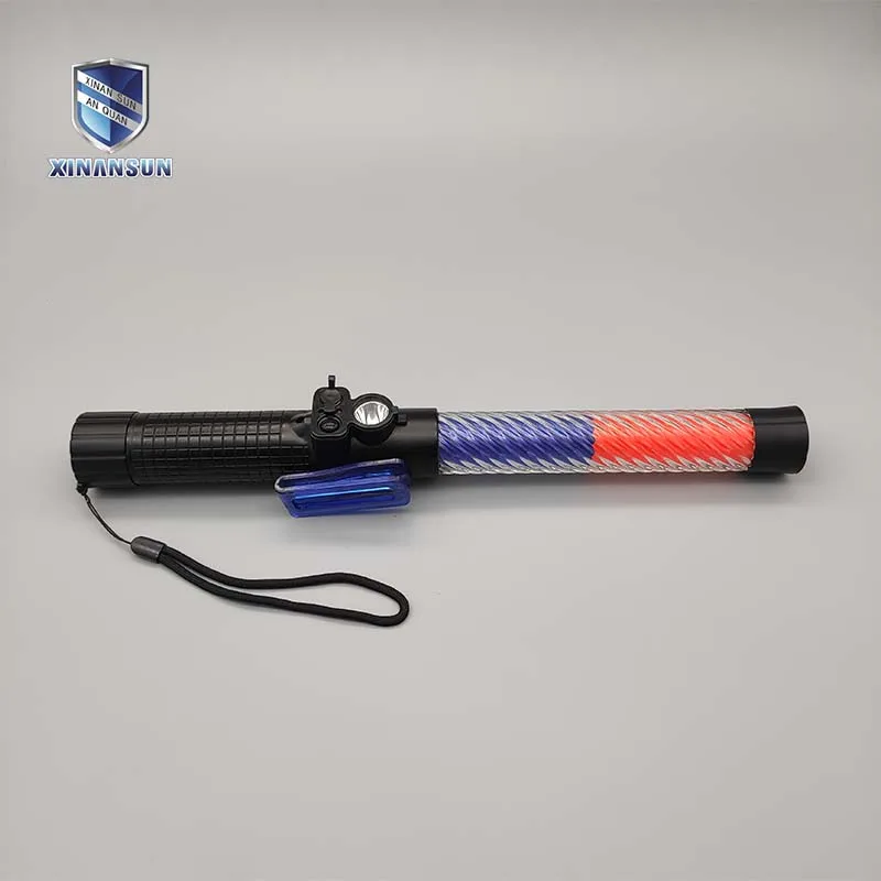 
traffic control red & blue 35.5cm rechargeable baton road flare 