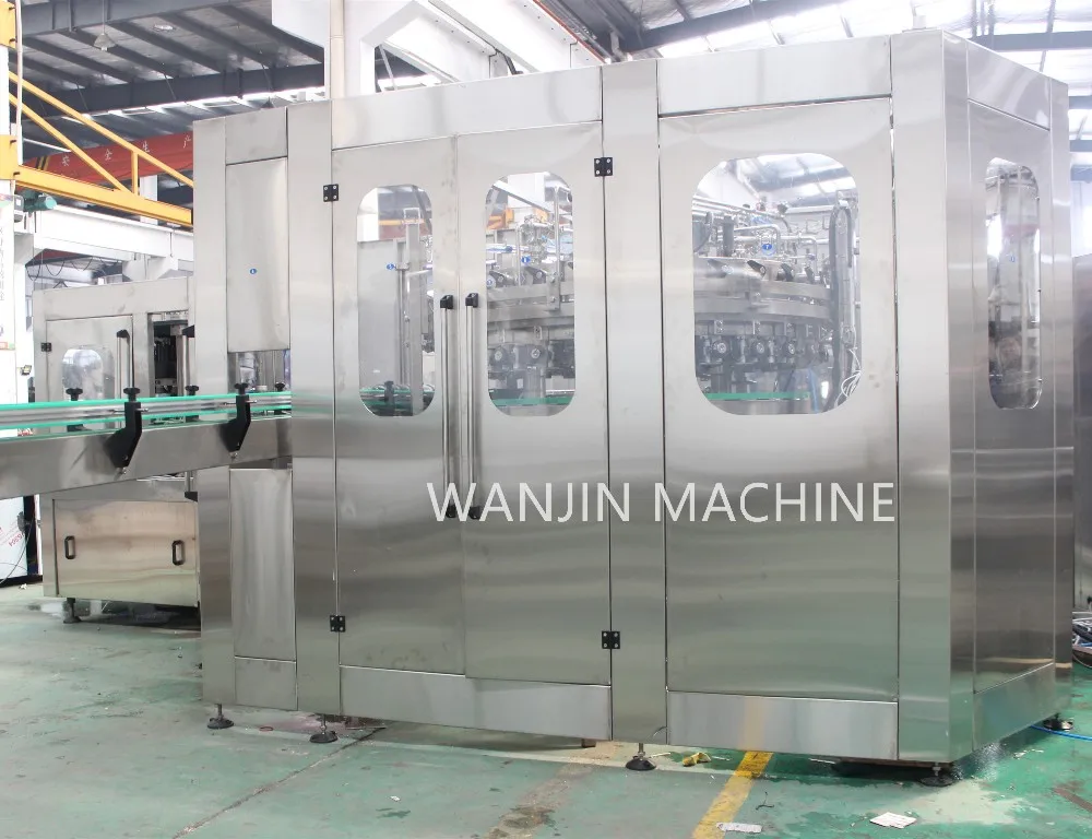 automatic aluminum carbonated beverage canning  filling machine