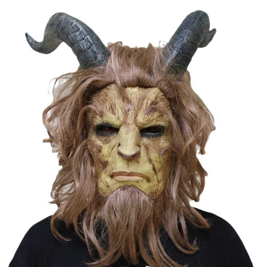 Party Supplier Beauty And The Beast TV Costume Mask Monster Prince Cosplay Party Mask Halloween Props  For Carnival