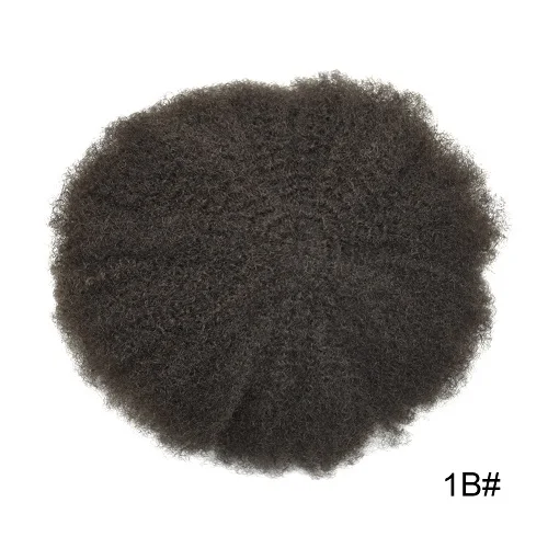 Afro Weave Balding Toupee Full HD Lace Mens Custom Human Hair Unit 8x10inch Male Hair Wig For Black Men