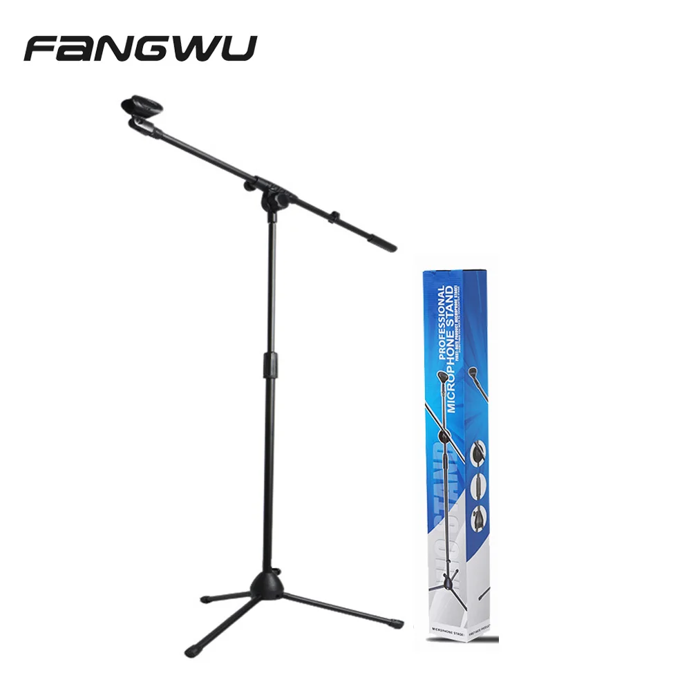 Adjustable Tripod Microphone Studio Heavy Floor Stand For Show