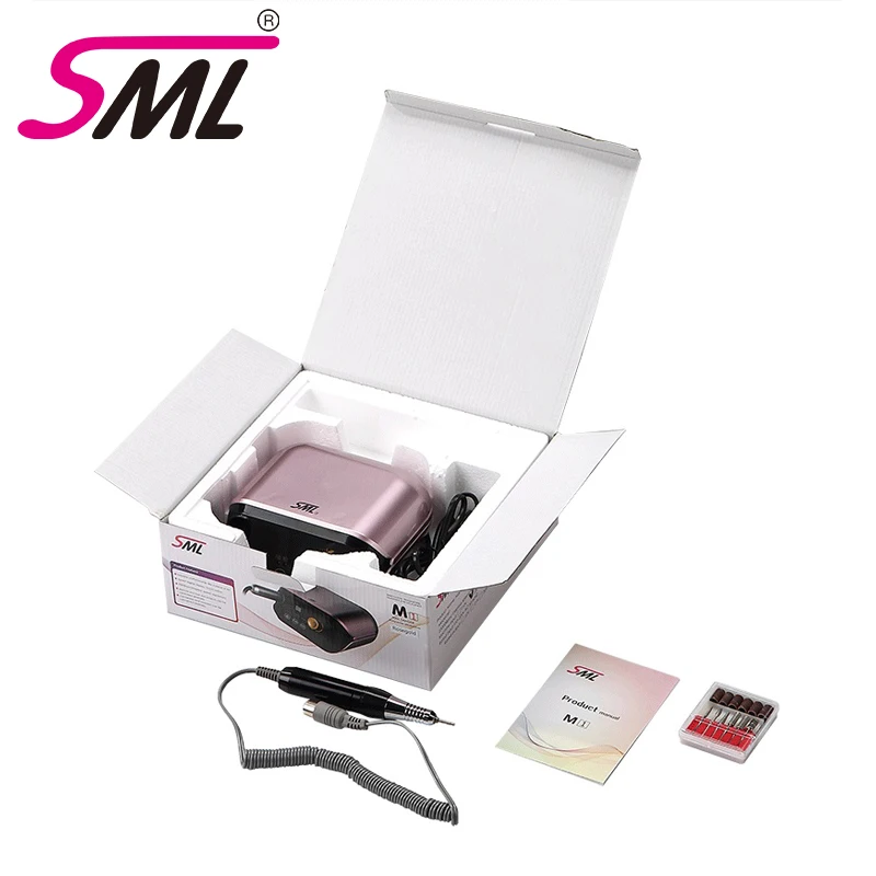SML 35000rpm Electric Nail Drill Polisher Mini Manicure Machine Nail Drill Multifunction
