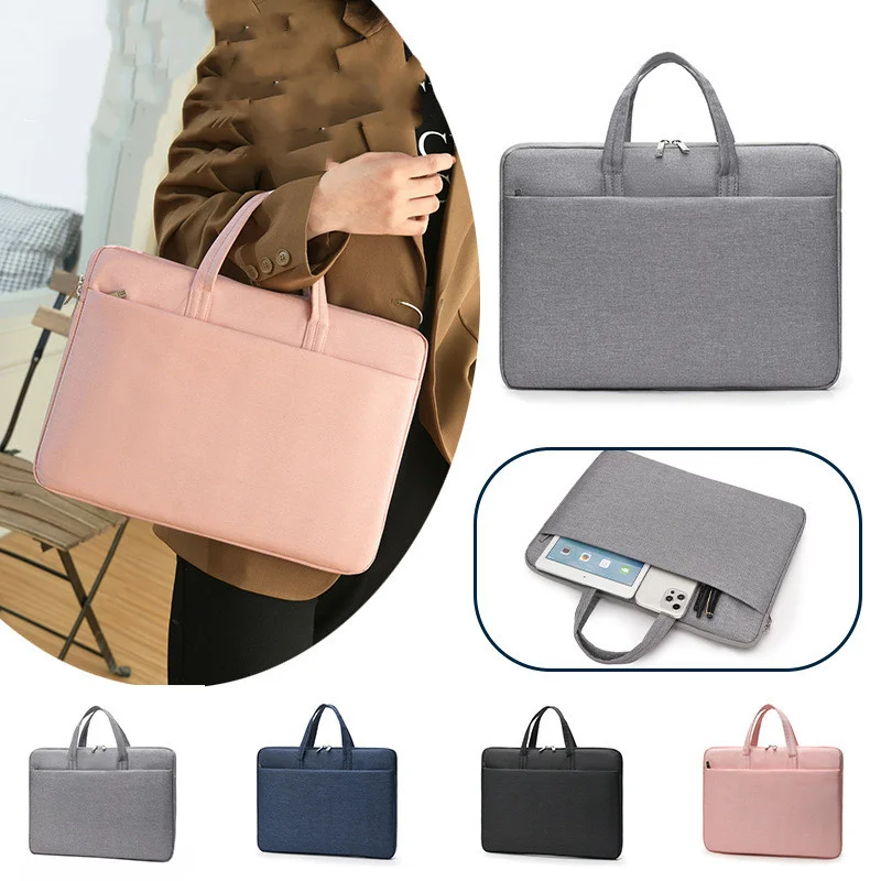 2022 Fashion Waterproof Notebook Shoulder Bag Male Nylon Briefcases for 13 14 15.6 Inch Computer Laptop Messenger Bag