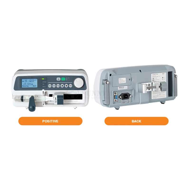Sy G079 2 Clinic Syringe Pump Time Based Infusion Portable Syringe Pump for Hospital