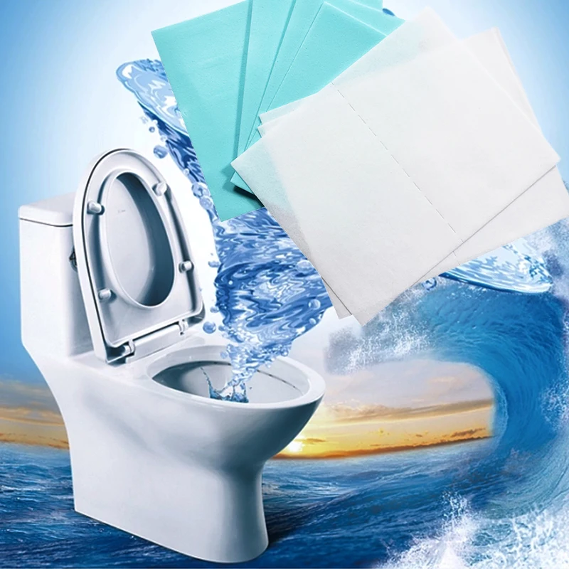 Toilet Cleaner Non-Toxic Concentrated Dissolving Sheets Plastic-Free Toilet Cleaning Strips