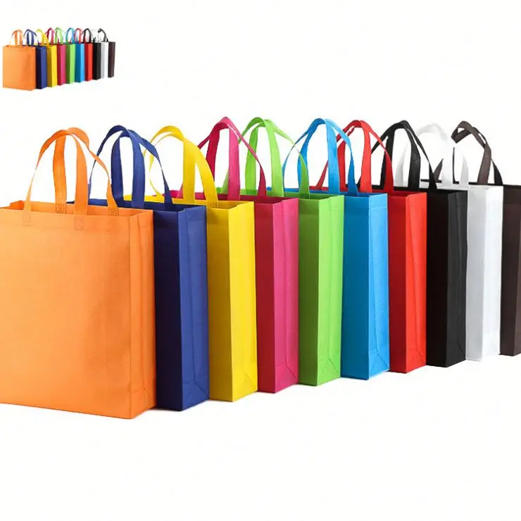 Reusable Promotional Eco Friendly Foldable Ecological Custom Non-Woven Tote Shopping Bag