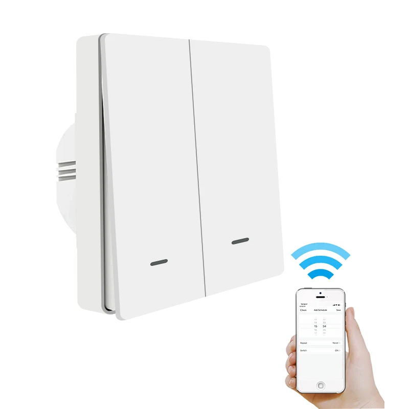 2022 Manufacturer wholesale zigbee home automation switch luxury electrical wall switch with tuya APP control function