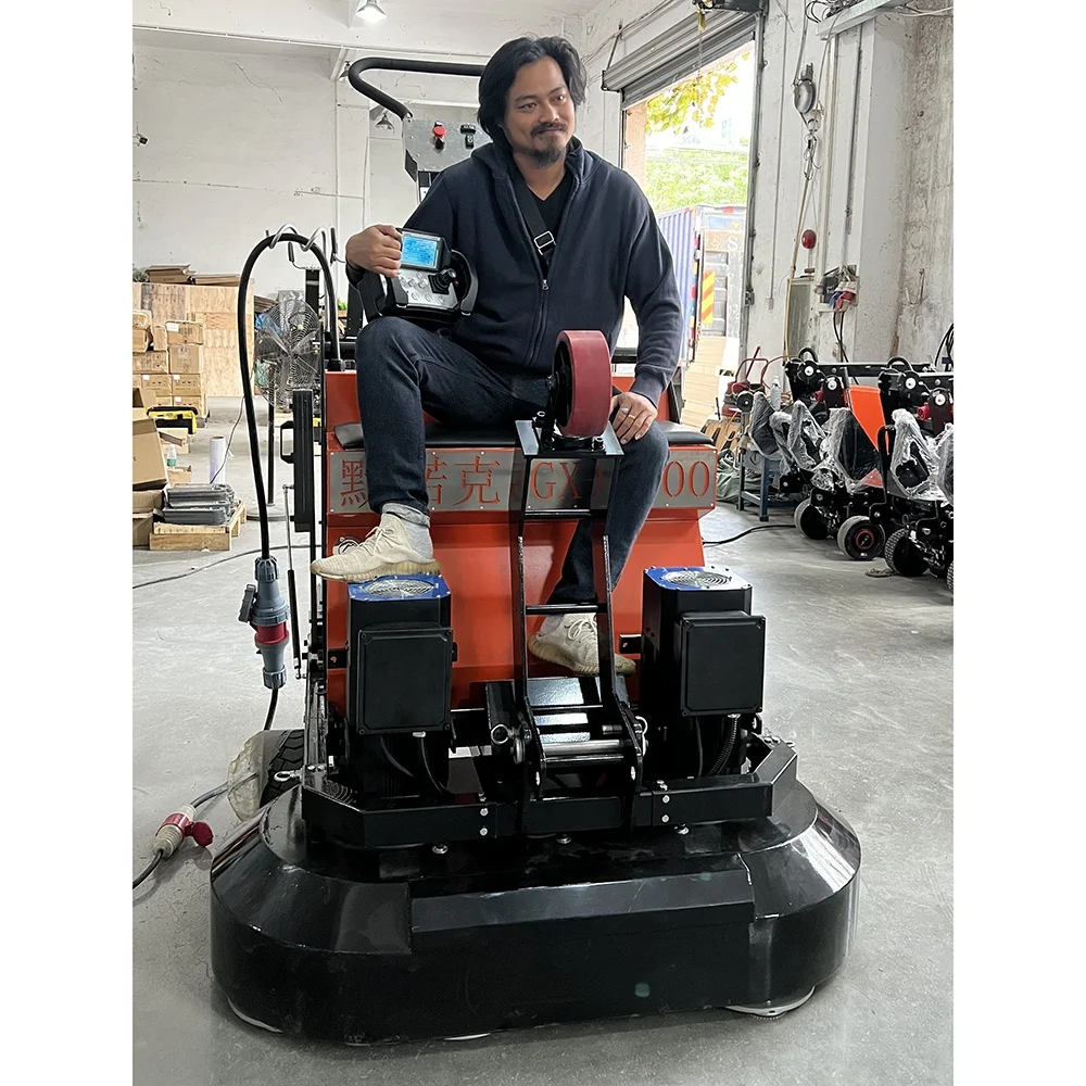 Ride On Large Automatic Epoxy Terrazzo Concrete Floor Grinding Machine Floor Polisher Grinder Machine