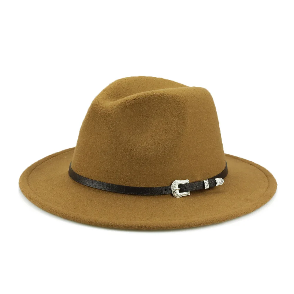 Women Men Ladies Fedoras Sombrero de fieltro Designer Fedora Hats Women Wide Brim For Adults
