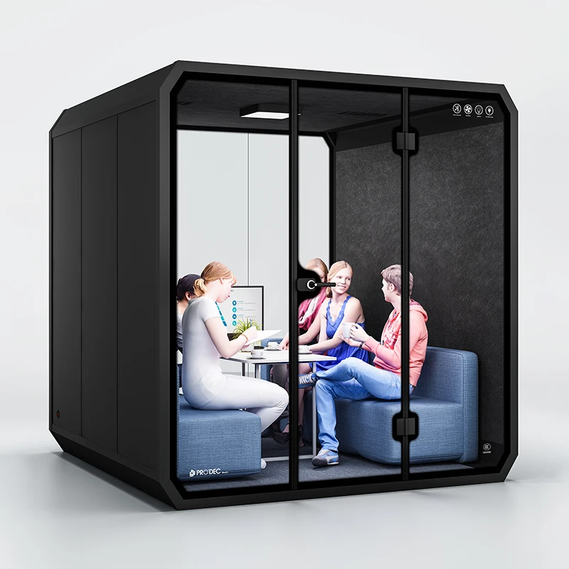 customized 33db soundproof portable office pod soundproof office phone booth acoustic booth portable photo booth