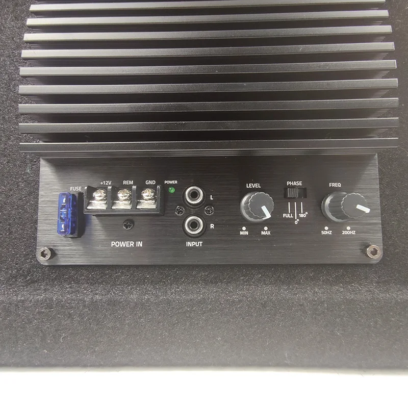 Built In Amplifier Car Sub woofer 10 inch Car Speakers MAX1500W Box Car Active Subwoofer sound speakers box