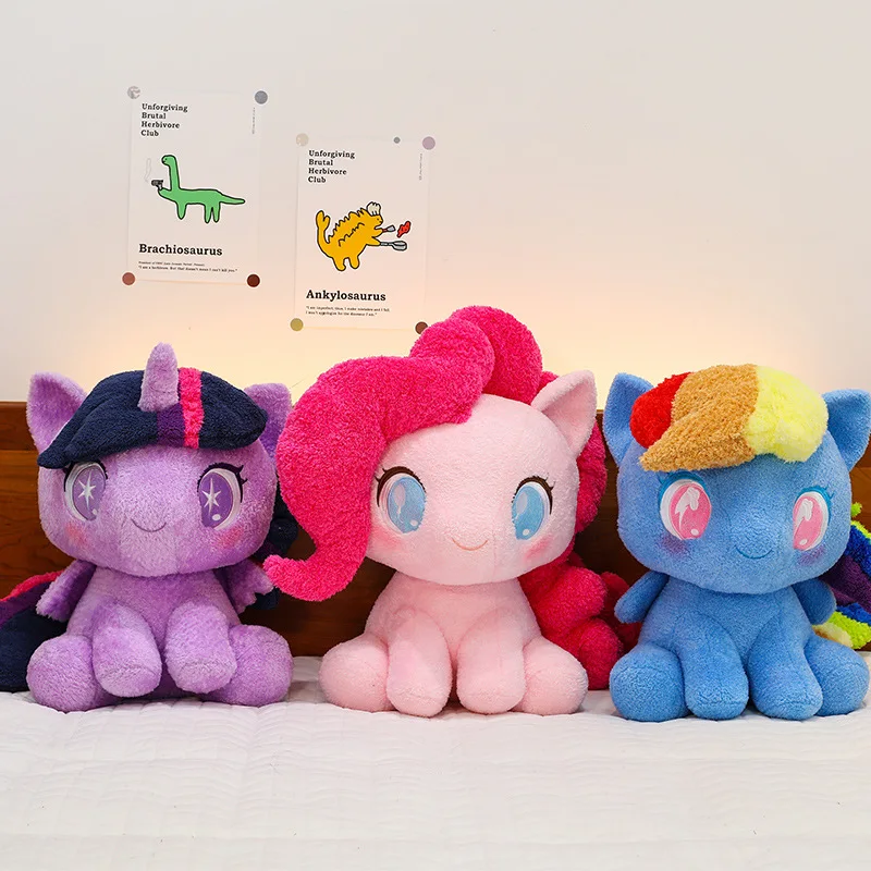 Wholesale new product cute colorful ponies plush birthday gifts claw game prizes