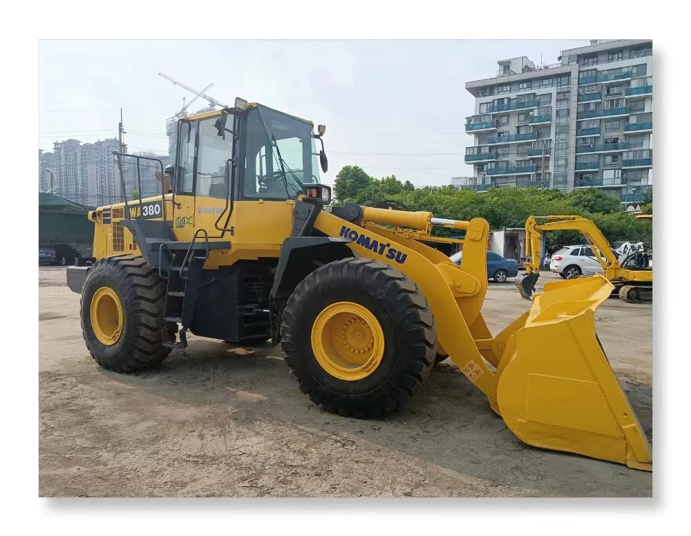 original japan used  KOMATSU WA380 loader high quality low price used wheel loader  WA380-7 wa380-6 Wheel loader for sale