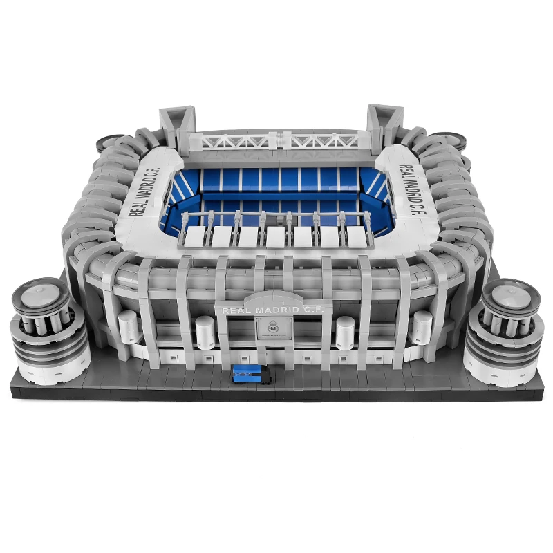 22026 MOC Famous Architecture Model Football Bernabue Soccer Field Soccer Camp Building Blocks Diamond Blocks Toys