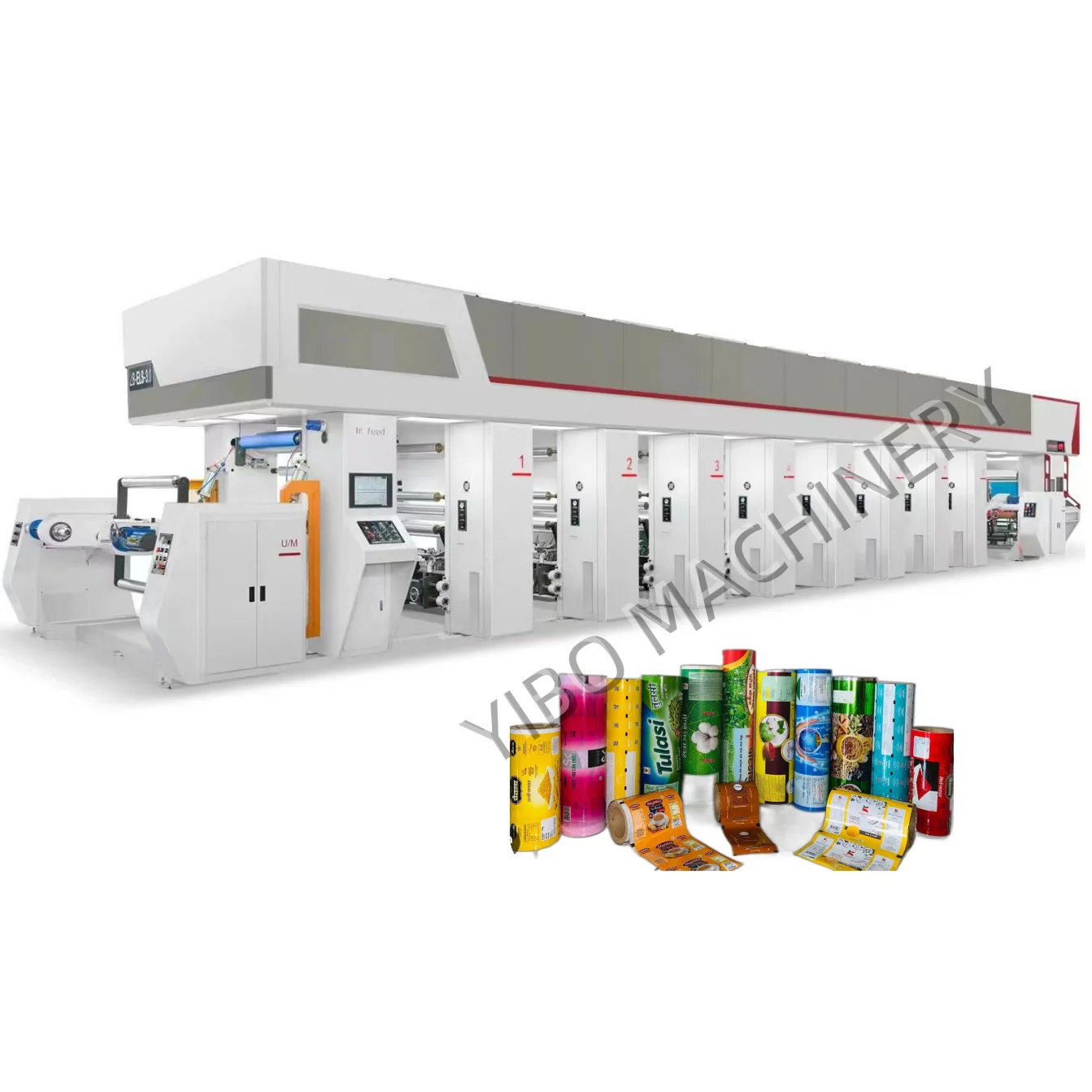 High Speed Rotogravure Printing Machine Video Bopp Film Gravure Printing Machine Price Gravure Nylon Printing Machine