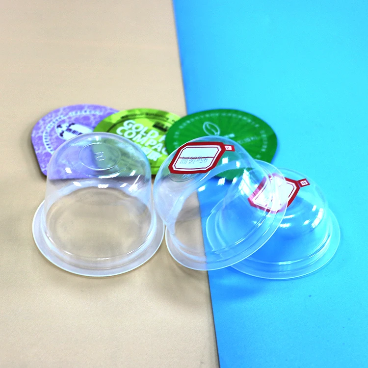 Manufacturer direct sales 65g 95g 115g flat bottom jelly cup PP plastic disposable 70 mm top size  round gel Cup spot wholesale