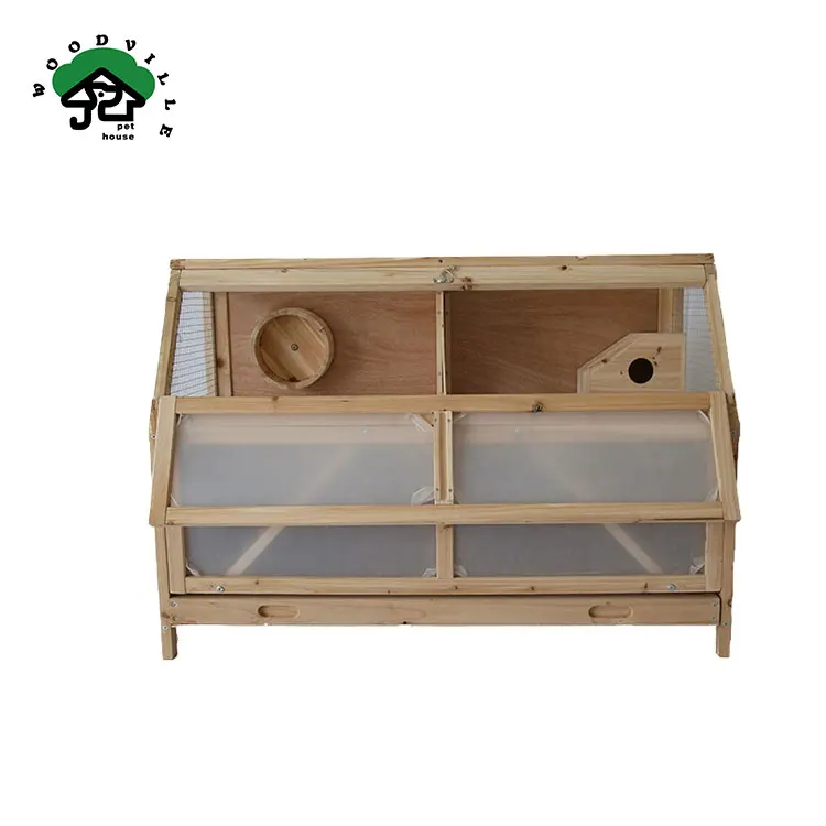 Manufacture China High-quality Large Jaula De Hamster Grande Wooden Small Animal Hamster Cage
