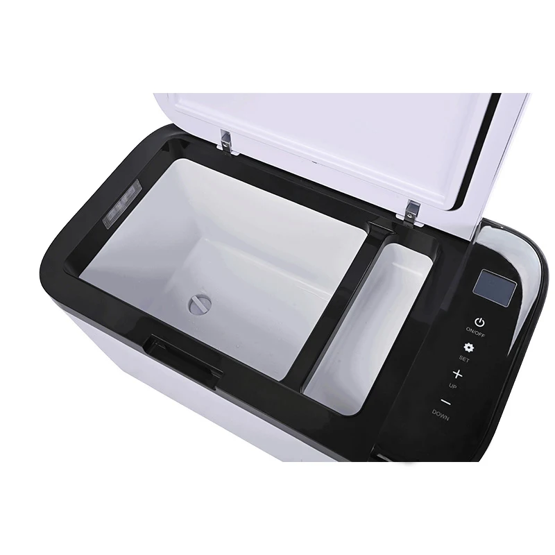 Smart car fridge freezer outdoor camping electric cooler box Outdoor refrigerator fridge Digital display control panel cooler bo