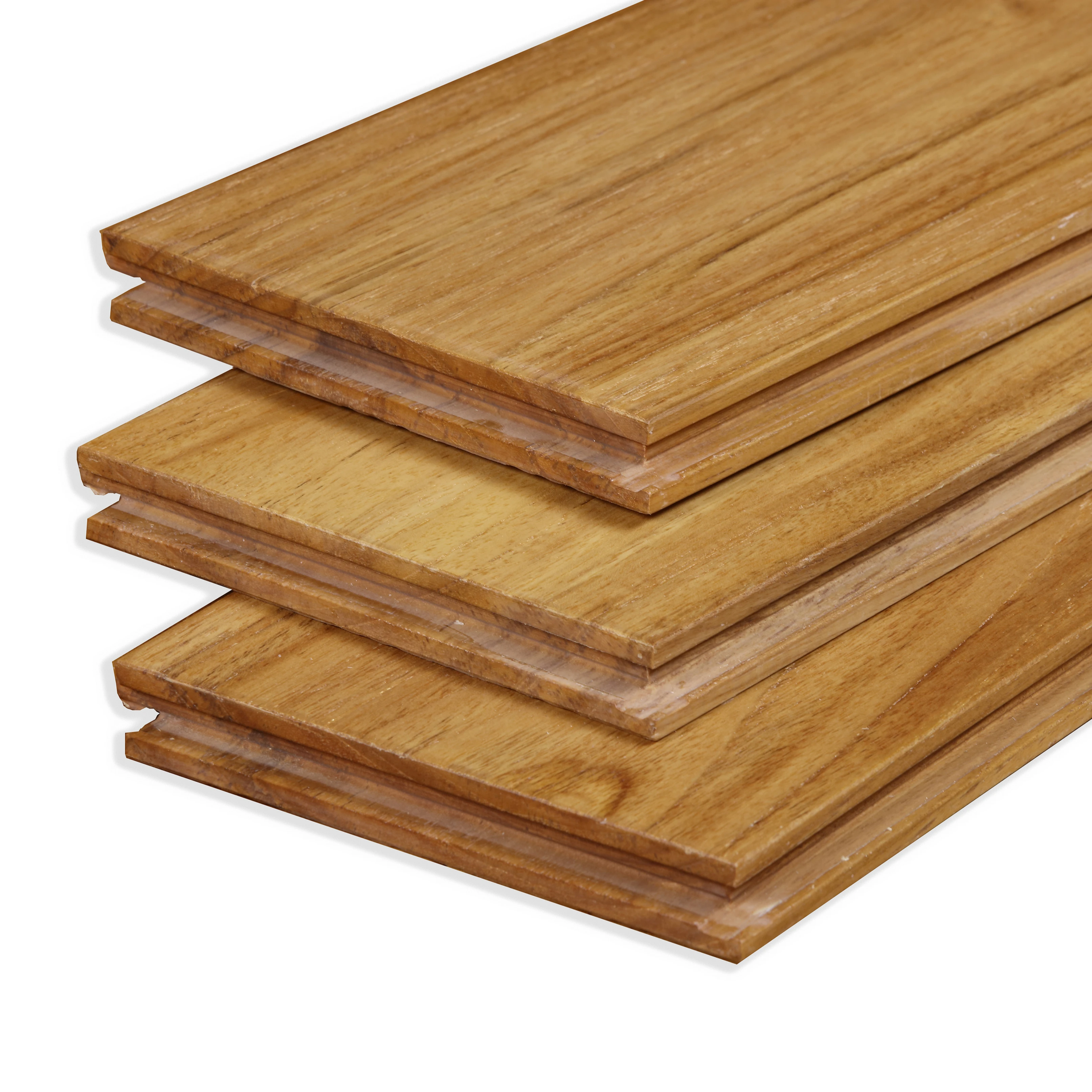 Pure solid wood Indonesia teak geothermal wood wax oil solid wood flooring