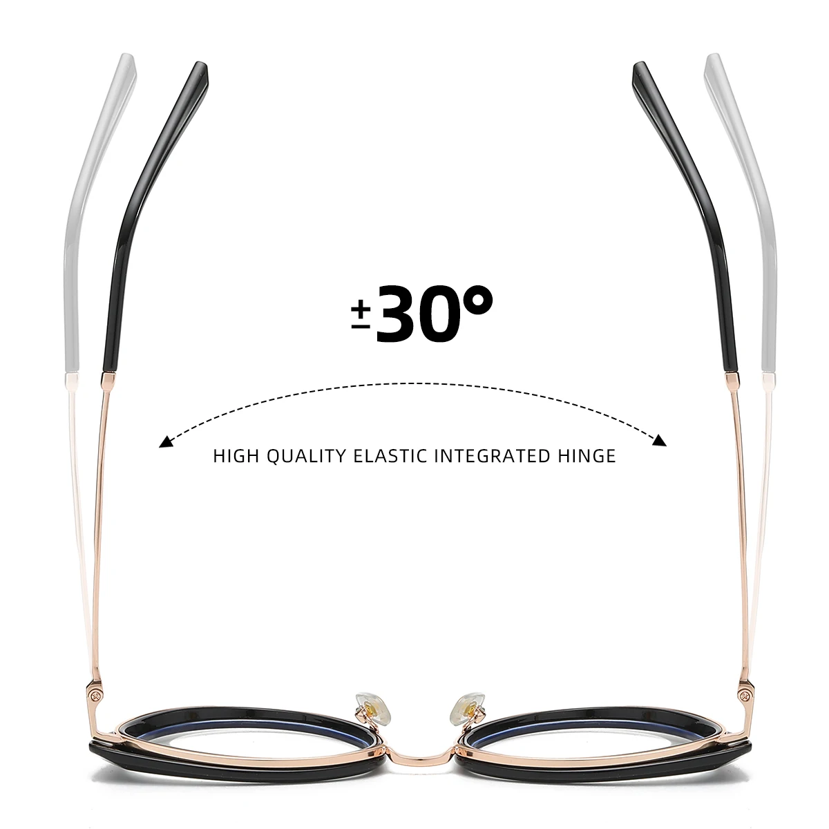 AMEXI Fashion Anti blue light Glasses TR90 Metal Cat Eye Eye glasses frame women men Optics Glasses wholesale