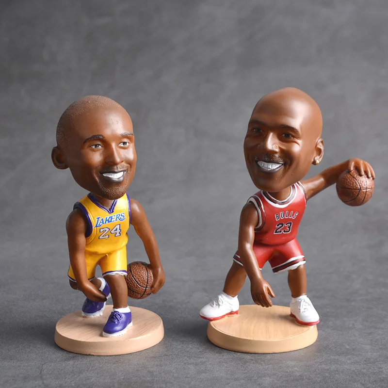 Заводская изготовленная на заказ NBA баскетбольная звезда из смолы фигурка автомобиля bobblehead украшения ремесла