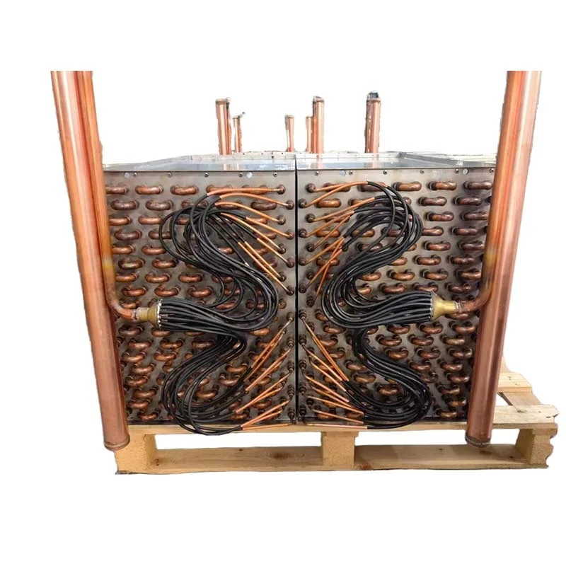OEM coil tube fin heat exchanger  for industrial refrigeration commercial heat pump  energy recovery system