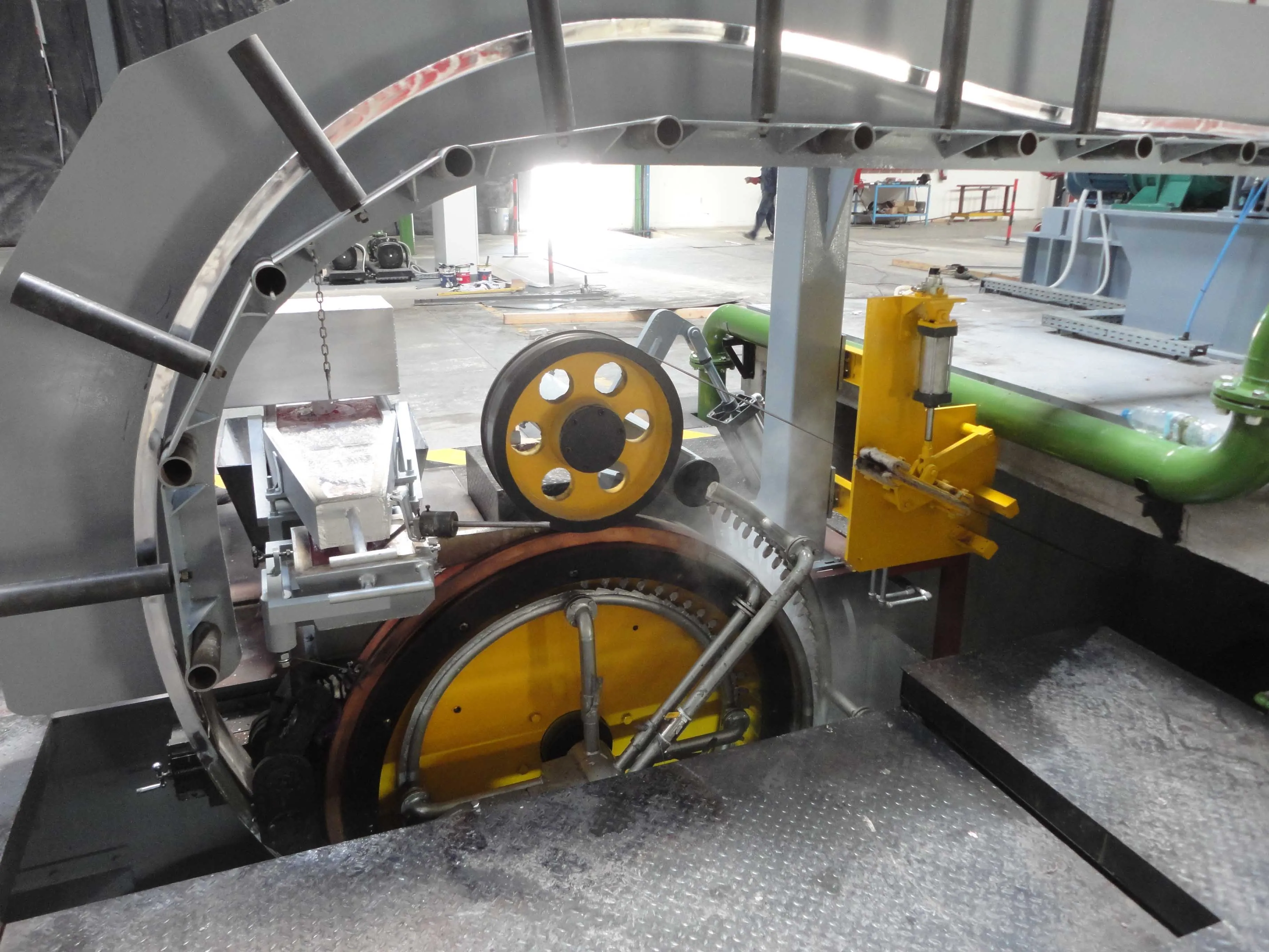 Shineworld Continuous Casting and Rolling Machine CCM & CCR production line for steel billet/wire rod/rebar making equipment