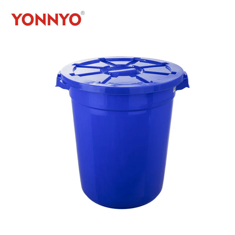 Large Food Grade 120l Plastic Bucket Pails With Handles and Wheels