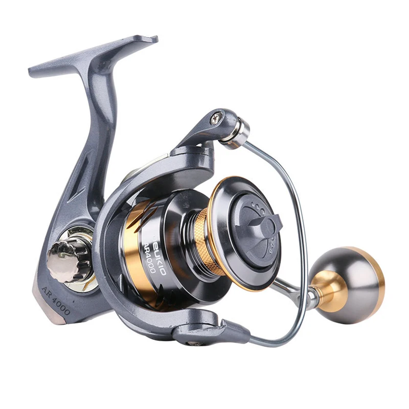 Fishing Spinning Reels Metal Aluminum Wheel Stainless Steel Gears Saltwater Fish Line Spool