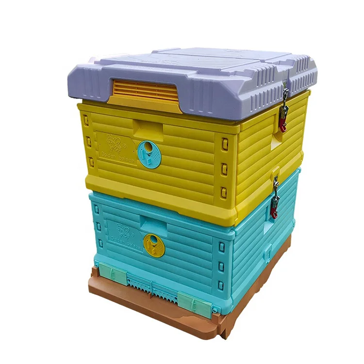 10 Frame Langstroth Bee Hive Plastic Double Thermo Beehive for sale