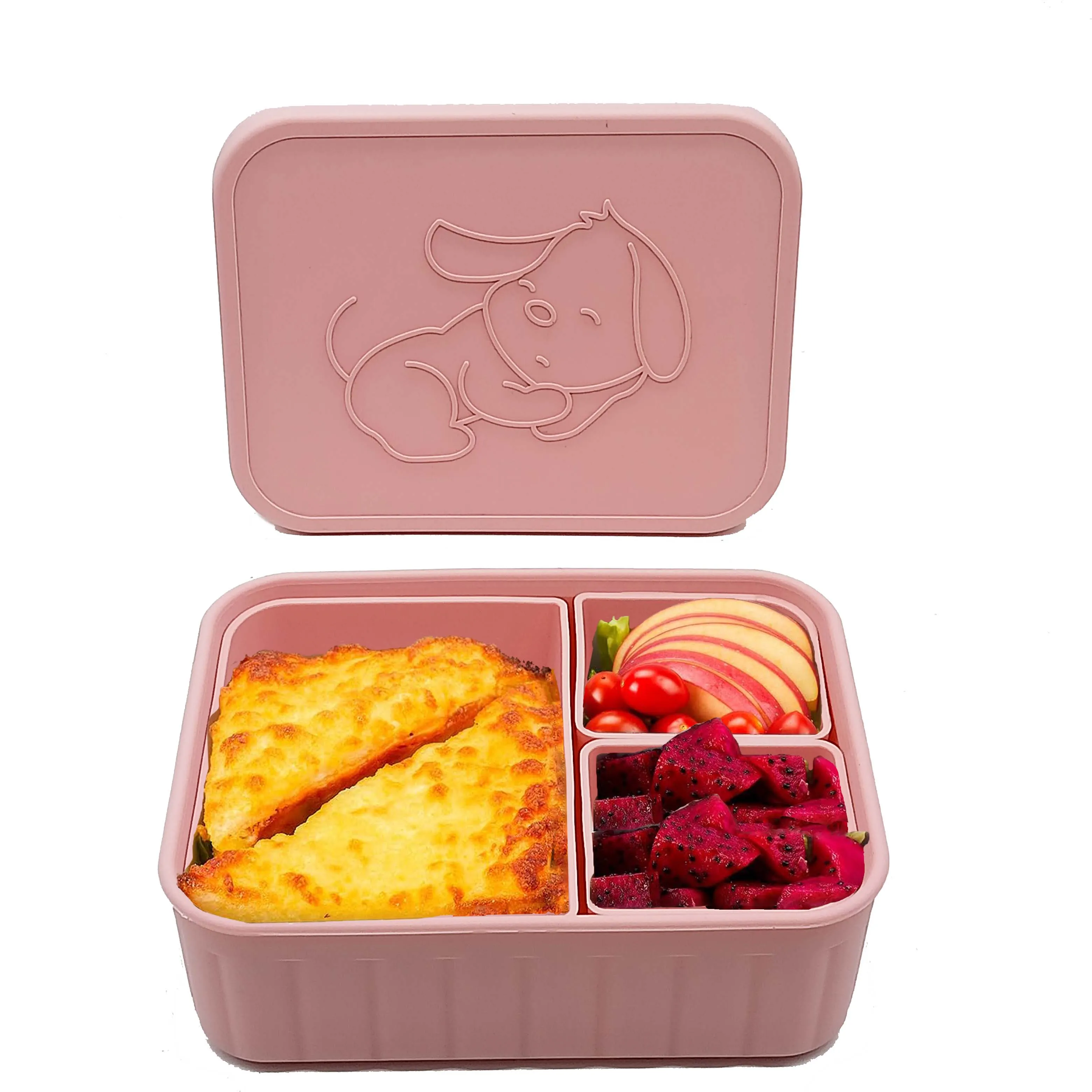Hot Sale Silicone Bento Box Food Storage Container Keeping Dishes Fresh Bento Silicone Lunch Box
