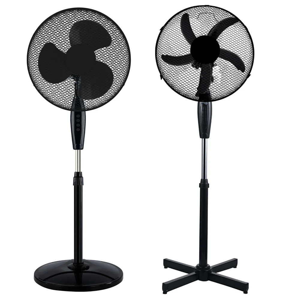 Hot Sale 16 Inch Floor Fan Oscillating Ventilador 600mm Cross Base electric pedestal household 16 inch stand fan