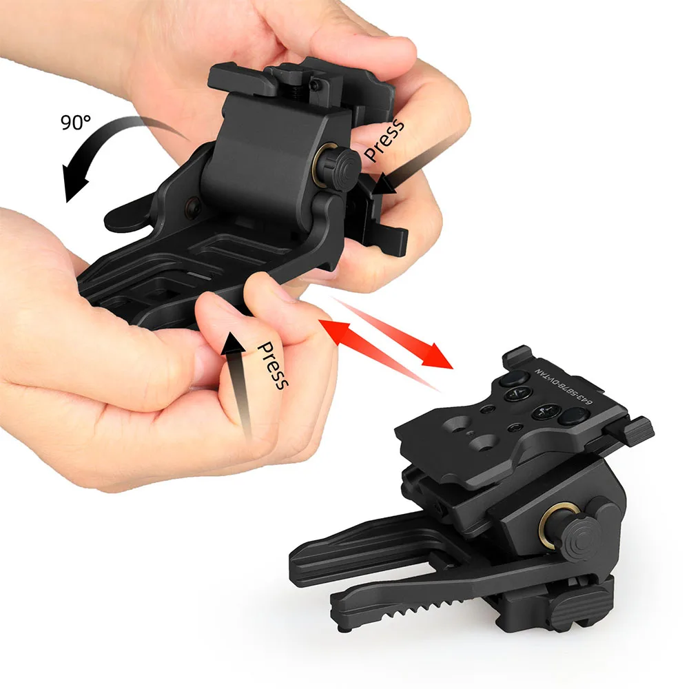 Hunting Accessories pvs18 bridge monocular device Night Vision Goggles Helmet Mount HK24-0258 Digital PVS 14 NVG Scope Adapter