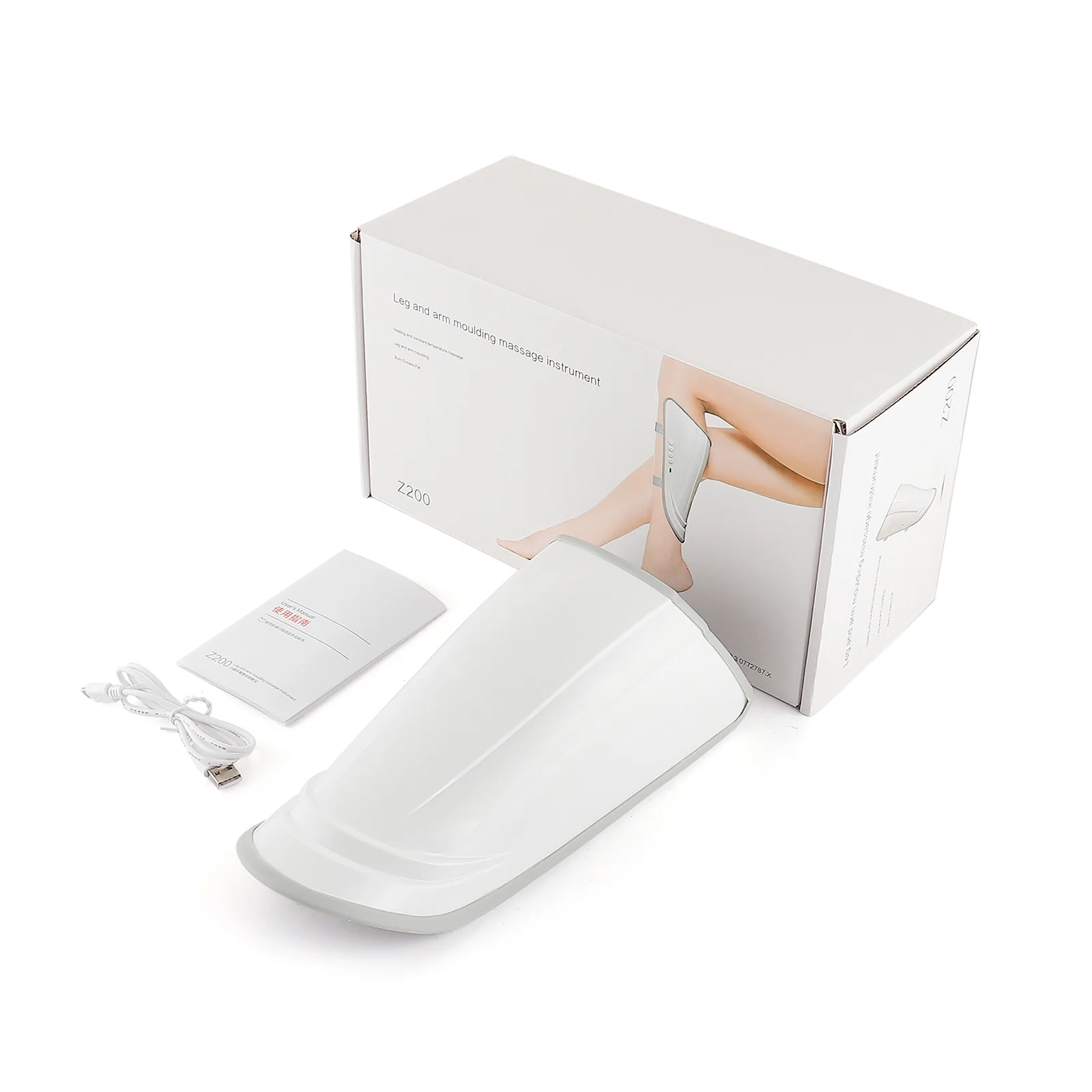 usb portable massager wireless 15 Gear Strength EMS Micro current heating leg calf massager