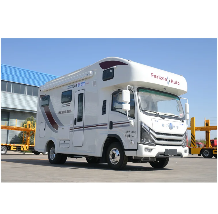 Caravan With Monitoring Water Tank Indicator Wooden Frame Caravan Truck With Kitchen Stove