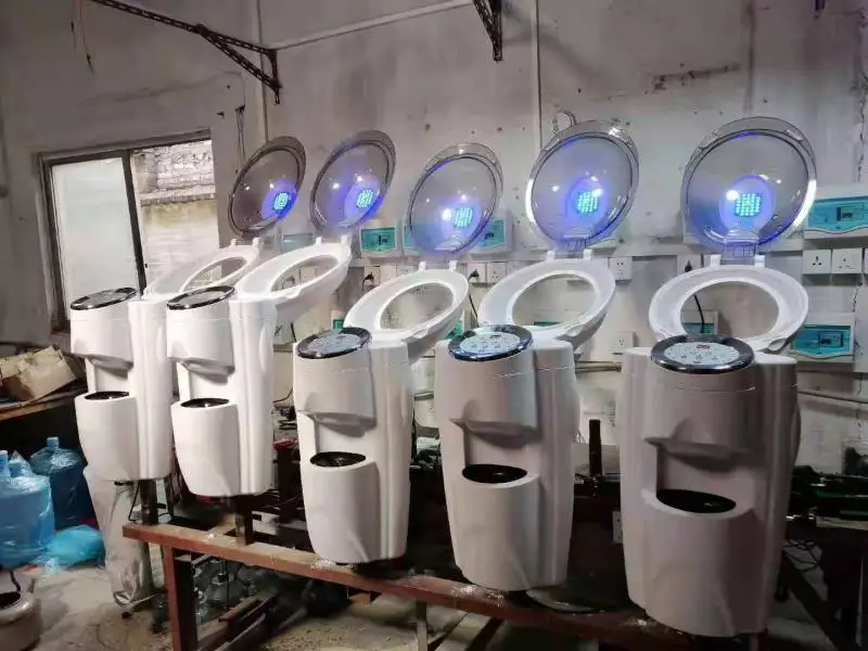 7 color LED lights nano micro mist hair steamer stand professional hair steamer machine salon equipment