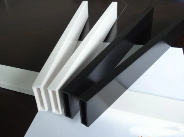 Customized Plastic Extrusion Tube Pvc Abs Pp Tubing Square Plastic Tube