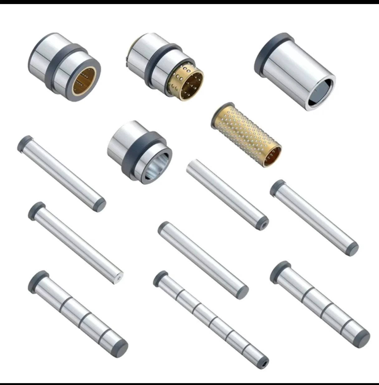 Ready to Ship 32mm Bore Linear Bushing Slide Bearing Bush Sleeve CNC Machined Brass Bushing Sintered Inner Brass