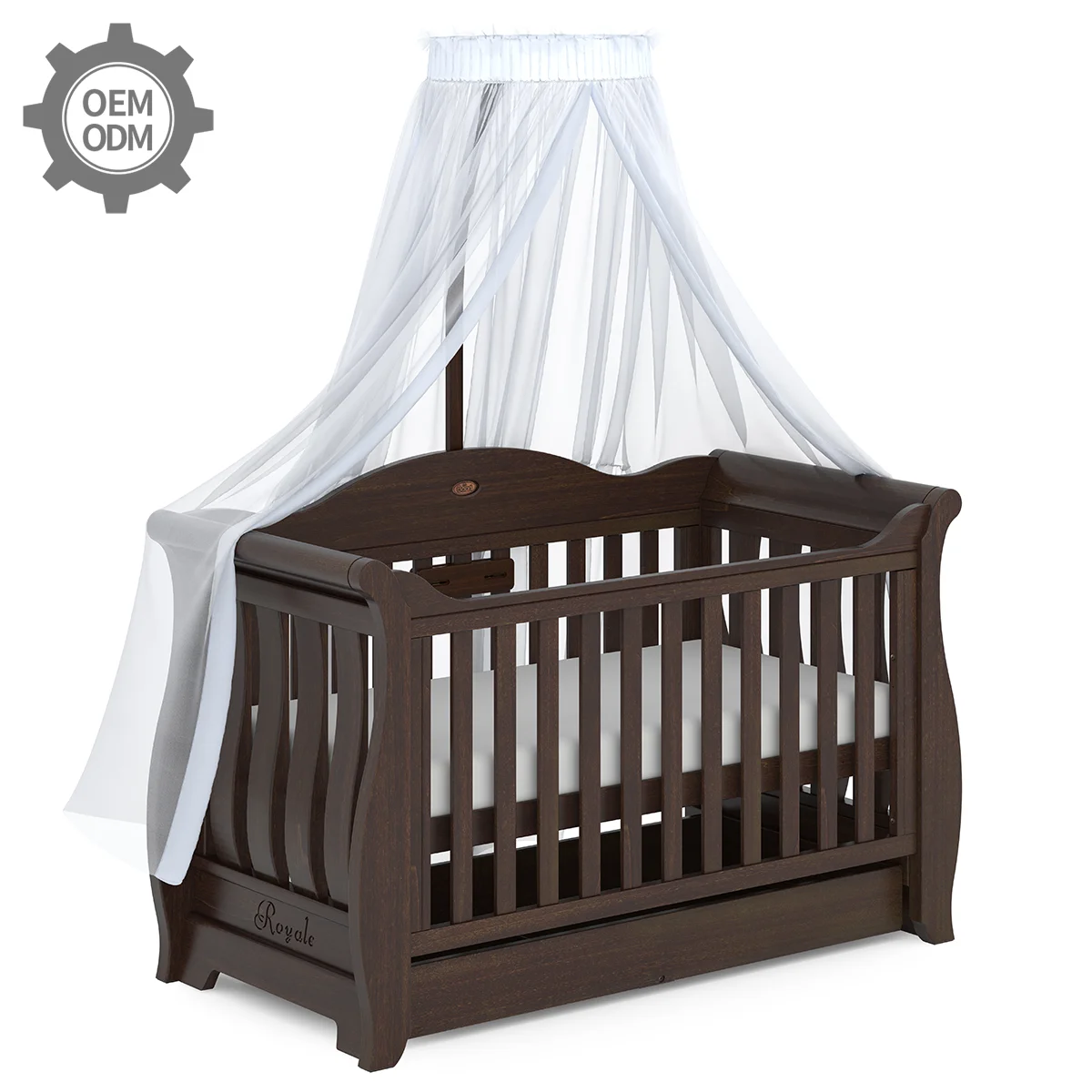 
halo net stand for baby cribs mosquito OEM ODM manufacturer pine wood coffee adjustable baby cot bed wooden baby furniture 