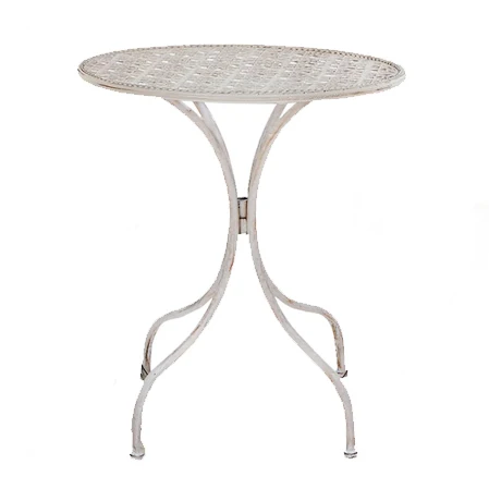 Factory Hot Selling Cheap Scrolled Wrought Iron Home Garden Patio Furniture Leisure Bistro Sets 1 Table 2 Chairs