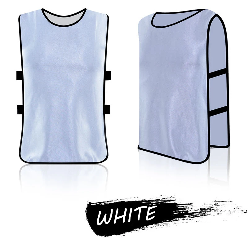 Cheap Custom children numbered soccer training bibs football scrimmage pinnies