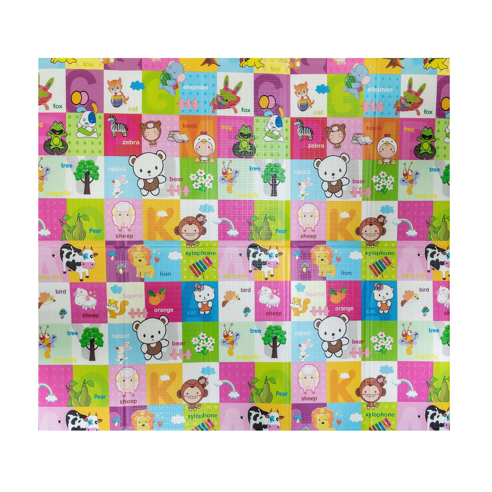 xpe foam children play mat Custom 200*180CM Foam Folding Mat Children Crawling Floor Foam Kids Baby Foldable Play Mats