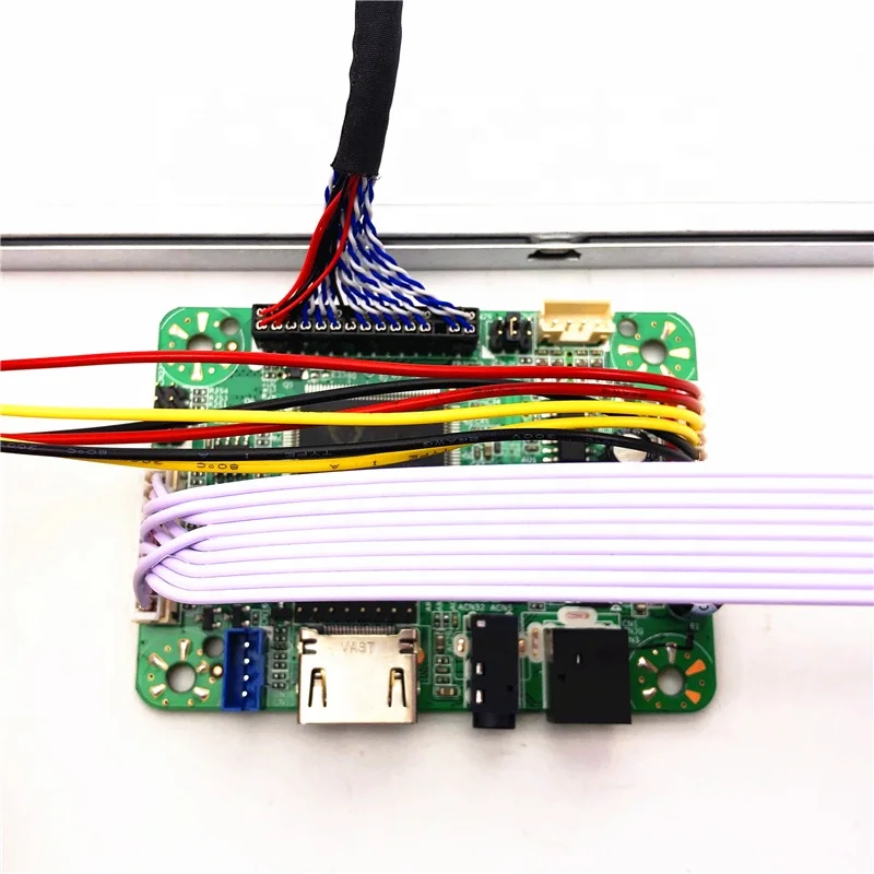 Плата контроллера ЖК RTD2483 V1.0 Сигнал LVDS с емкостным сенсорным экраном 21 5 дюйма поддержка