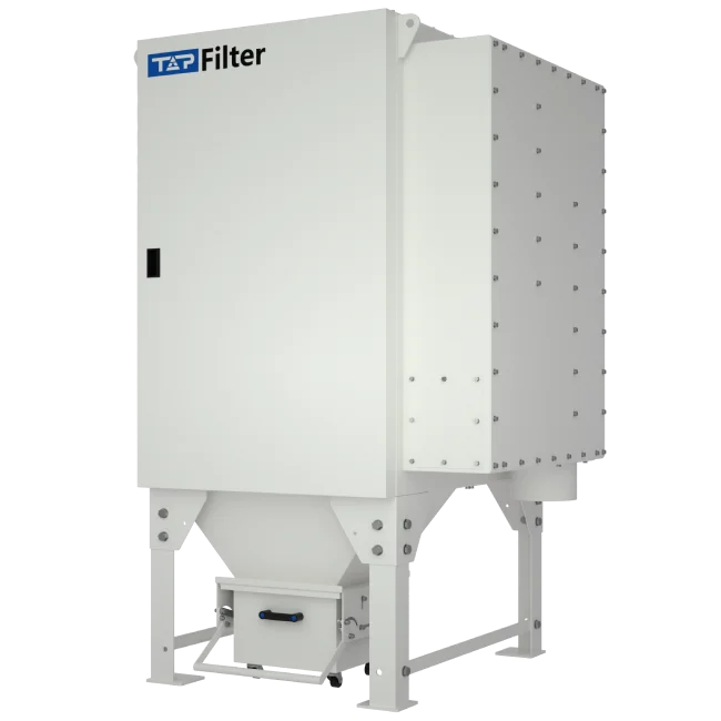 TDC Industrial Cyclone dust Collector system woodworking dust Collector with Cartridge filter